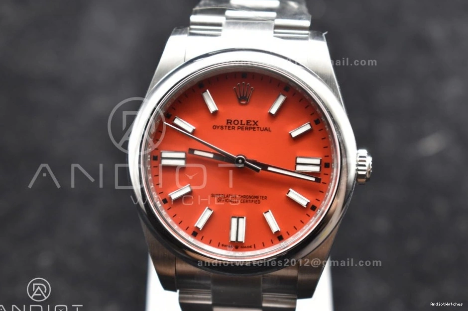 938 Dial Best VR 41mm Red Perpetual Unisex 124300 Oyster Clean 904L Edition Steel 1:1 1122